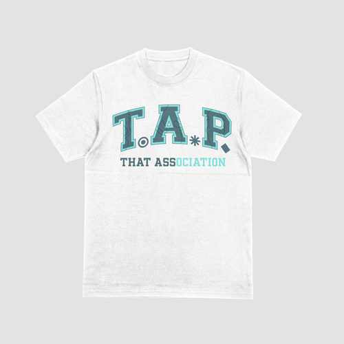 TAP - Teal on Black or White